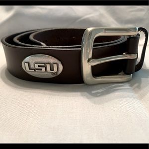 Men’s Brown Leather LSU belt - size 38